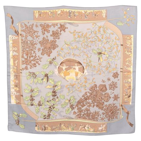 neige d'antan hermes scarf|HERMES Silk Neige d'Antan Scarf 90 1510871 .